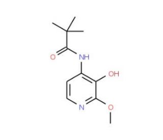 N-(3-Hydroxy-2-methoxypyridin-4-yl)pivalamide - chemical structure image