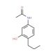 N-(3-Hydroxy-4-propylphenyl)acetamide (CAS 28583-72-4) - chemical structure image