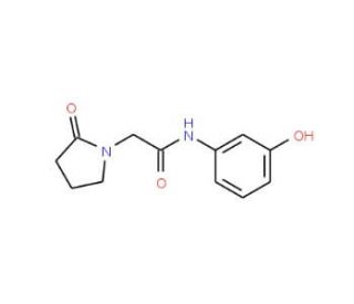 N-(3-hydroxyphenyl)-2-(2-oxopyrrolidin-1-yl)acetamide - chemical structure image
