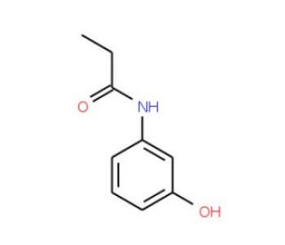 N-(3-Hydroxyphenyl)propanamide (CAS 21556-86-5) - chemical structure image