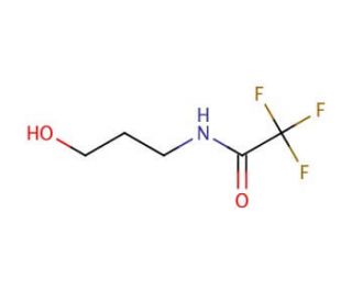 N-(3-Hydroxypropyl)trifluoroacetamide (CAS 78008-15-8) - chemical structure image