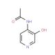 N-(3-Hydroxypyridin-4-yl)acetamide - chemical structure image