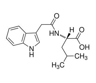 N-(3-Indolylacetyl)-L-leucine (CAS 36838-63-8) - chemical structure image