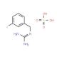 N-(3-Iodobenzyl)guanidinium sulphate (CAS 103346-16-3) - chemical structure image