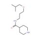 N-(3-isobutoxypropyl)piperidine-4-carboxamide - chemical structure image