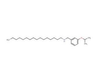 N-(3-Isopropoxybenzyl)-1-hexadecanamine - chemical structure image