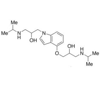 N-(3-Isopropylamino-2-hydroxypropyl) Pindolol - chemical structure image