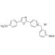 N-(3-Isothiocyanatobenzyl)-4-[5-(4-methoxyphenyl)-2-oxazolyl]pyridinium bromide (CAS 155862-89-8) - chemical structure image