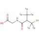 N-(3-Mercapto-2-methylpropanoyl)glycine-d5 (CAS 1184993-97-2) - chemical structure image