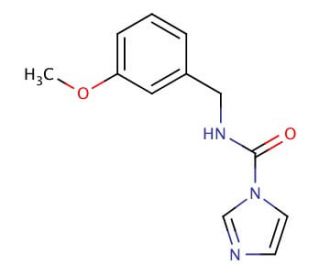 N-(3-methoxybenzyl)-1H-imidazole-1-carboxamide - chemical structure image