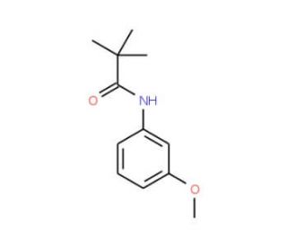 N-(3-Methoxyphenyl)-2,2-dimethylpropanamide (CAS 56619-93-3) - chemical structure image