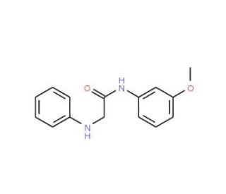 N-(3-methoxyphenyl)-2-(phenylamino)acetamide - chemical structure image