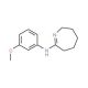 N-(3-methoxyphenyl)-3,4,5,6-tetrahydro-2H-azepin-7-amine - chemical structure image