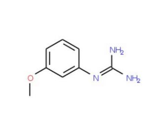 N-(3-Methoxyphenyl)guanidine (CAS 57004-60-1) - chemical structure image