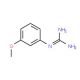 N-(3-Methoxyphenyl)guanidine (CAS 57004-60-1) - chemical structure image