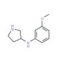 N-(3-Methoxyphenyl)pyrrolidin-3-amine - chemical structure image