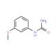 N-(3-Methoxyphenyl)urea (CAS 139-77-5) - chemical structure image