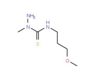 N-(3-methoxypropyl)-1-methylhydrazinecarbothioamide - chemical structure image