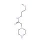 N-(3-Methoxypropyl)-2-piperazin-1-ylacetamide - chemical structure image