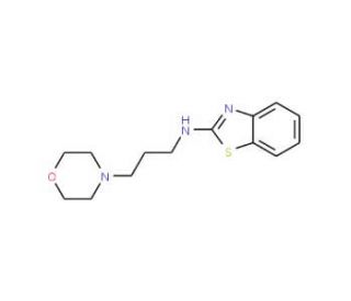 N-(3-morpholin-4-ylpropyl)-1,3-benzothiazol-2-amine - chemical structure image