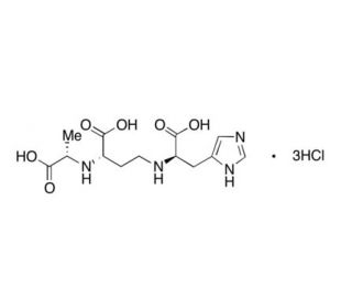 N-[3-(N-L-Alanyl)-amino-3-carboxypropyl]-D-histidine Trihydrochloride - chemical structure image
