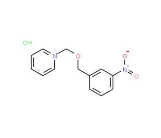N-(3-Nitrobenzyloxymethyl)pyridinium chloride (CAS 3009-13-0) - chemical structure image