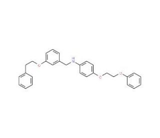 N-[3-(Phenethyloxy)benzyl]-4-(2-phenoxyethoxy)-aniline - chemical structure image