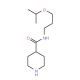 N-[3-(propan-2-yloxy)propyl]piperidine-4-carboxamide - chemical structure image