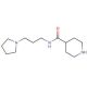 N-(3-pyrrolidin-1-ylpropyl)piperidine-4-carboxamide - chemical structure image