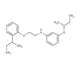 N-[3-(sec-Butoxy)phenyl]-N-{2-[2-(sec-butyl)-phenoxy]ethyl}amine - chemical structure image