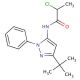 N-(3-tert-butyl-1-phenyl-1H-pyrazol-5-yl)-2-chloropropanamide - chemical structure image