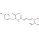 N-[3′,4′-Dihydroxy-(E)-cinnamoyl]-L-tyrosine (CAS 124027-56-1) - chemical structure image