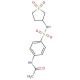 N-(4-{[(1,1-dioxidotetrahydrothien-3-yl)amino]sulfonyl}phenyl)acetamide - chemical structure image
