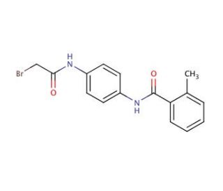 N-{4-[(2-Bromoacetyl)amino]phenyl}-2-methylbenzamide - chemical structure image
