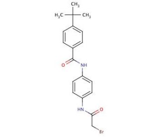 N-{4-[(2-Bromoacetyl)amino]phenyl}-4-(tert-butyl)benzamide - chemical structure image