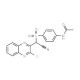 N-{4-[(3-Chloro-quinoxalin-2-yl)-cyano-methanesulfonyl]-phenyl}-acetamide - chemical structure image