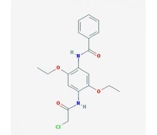 N-{4-[(chloroacetyl)amino]-2,5-diethoxyphenyl}benzamide - chemical structure image