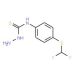 N-{4-[(difluoromethyl)thio]phenylhydrazinecarbothioamide - chemical structure image