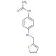 N-{4-[(Thiophen-2-ylmethyl)amino]-phenyl}-acetamide (CAS 18210-26-9) - chemical structure image