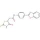 N-[4-(1,3-Benzoxazol-2-yl)phenyl]-2-(2-mercapto-4-oxo-4,5-dihydro-1,3-thiazol-5-yl)acetamide - chemical structure image