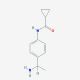 N-[4-(1-aminoethyl)phenyl]cyclopropanecarboxamide - chemical structure image