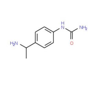 N-[4-(1-aminoethyl)phenyl]urea - chemical structure image
