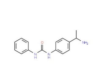 N-[4-(1-aminoethyl)phenyl]-N&prime;-phenylurea - chemical structure image