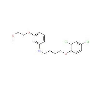 N-[4-(2,4-Dichlorophenoxy)butyl]-3-(2-methoxyethoxy)aniline - chemical structure image