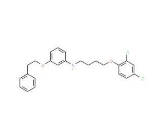 N-[4-(2,4-Dichlorophenoxy)butyl]-3-(phenethyloxy)aniline - chemical structure image
