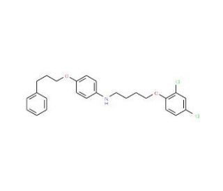 N-[4-(2,4-Dichlorophenoxy)butyl]-4-(3-phenylpropoxy)aniline - chemical structure image