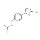N-[4-(2-amino-1,3-thiazol-4-yl)benzyl]acetamide - chemical structure image