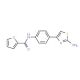 N-[4-(2-amino-1,3-thiazol-4-yl)phenyl]-2-furamide - chemical structure image
