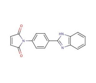 N-[4-(2-Benzimidazolyl)phenyl]maleimide (CAS 27030-97-3) - chemical structure image