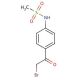 N-[4-(2-Bromoacetyl)phenyl]methanesulfonamide (CAS 5577-42-4) - chemical structure image